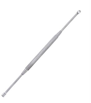 1Pc Double-Ended Rvs Spiraal Oor Pick Lepel Oor Wax Verwijderen Cleaner Oor Tool Multi-Functie draagbare