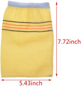 1Pc Douche Spa Exfoliator Dubbelzijdig Bad Handschoen 5 Kleuren Body Reiniging Scrub Mitt Wrijven Dode Huid Verwijderen badkamer Producten 2stk