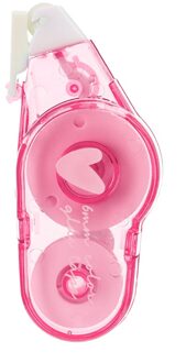 1Pc Draagbare Correctie Tape Punt Lijm Twee In Een Leren Briefpapier Dubbelzijdig Adhesive Dots Stok Roller School Supply 3