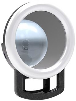 1Pc Draagbare Led Selfie Ring Licht Rgb Ring Lamp Usb Opladen Clip Ring Licht Licht Invullen Selfie Ring Licht telefoon Case Flash 04