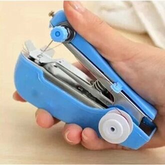 1Pc Draagbare Mini Handleiding Naaimachine Eenvoudige Bediening Naaien Gereedschap Naaien Doek Stof Handige Handwerken Tool
