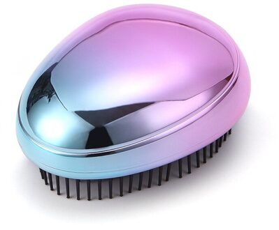 1Pc Draagbare Mini Ion Trillingen Haar Borstel Kam Handleiding Ionische Haarborstel Head Massager Voor Styling Anti-Statische Massage haar Kam Multicolors