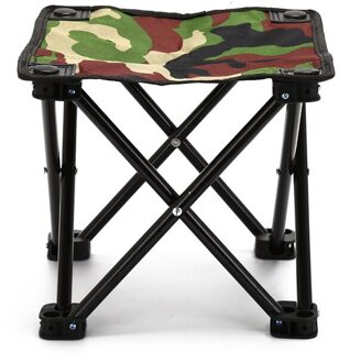 1Pc Draagbare Opvouwbare Stalen Oxford Doek Stoel Outdoor Vissen Camping Met Draagtas