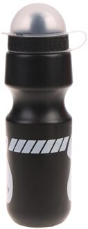 1Pc Draagbare Outdoor Road Mountainbike Fietsen Water Fles Sport Drink Jug Cup Camping Wandelen Tour Fiets Water Flessen 750Ml zwart