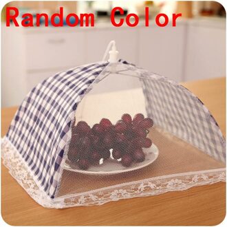 1Pc Draagbare Paraplu Voedsel Deksel Huishoudelijke Eettafel Anti-Muggen Vliegen Kant Maaltijd Cover Mesh Eten Cover Keuken koken Gereedschap 05