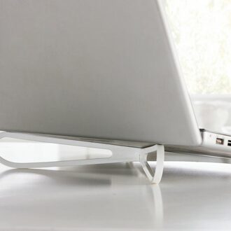 1Pc Draagbare Plastic Eenvoudige Laptop Cooling Stand Pad Rack Basis Ondersteuning Koeler Eenvoudige Cross Afneembare Notebook WT