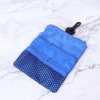 1Pc Draagbare Tee Opbergtas Pouch Houder Accessoires (Rood) blauw