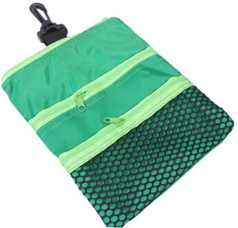 1Pc Draagbare Tee Opbergtas Pouch Houder Accessoires (Rood) groen