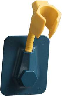 1Pc Draagbare Universele Verstelbare Badkamer Douche Beugel Muur Gemonteerde Douche Beugel Douche Beugel Badkamer Accessoires Haak geel blauw