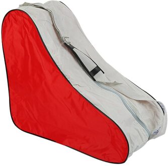 1Pc Draagbare Verstelbare Sport Tassen Schouder Rolschaatsen Bag Covers Draagriem Case Schaatsen Zak Rood