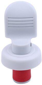 1Pc Druk Bier Wijn Stopper Vacuüm Plug Wijn Flessenstop Wijn Saver Caps Bar Keuken Gereedschappen Wijn Fles stopper wit