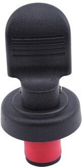 1Pc Druk Bier Wijn Stopper Vacuüm Plug Wijn Flessenstop Wijn Saver Caps Bar Keuken Gereedschappen Wijn Fles stopper zwart