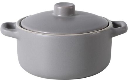 1Pc Dubbele Oor Soepkom Keuken Keramische Soepkom Met Deksel 15.3X11.5CM