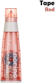 1Pc Dubbelzijdig Adhesive Dots Stok Roller Lijm Tape Dispenser Sticks Scrapbooking Decor Willekeurige Kleur School Office Supply rood 103 x 3mm