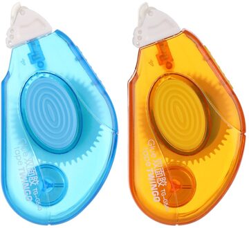 1Pc Dubbelzijdig Adhesive Dots Stok Roller Lijm Tape Dispenser Sticks Scrapbooking Decor Willekeurige Kleur School Office Supply willekeurig 5mmx5m