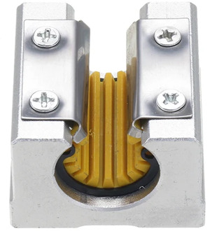 1pc Durable Solid Polymer SBR12UU 12mm Open Block Linear Bearing Slide CNC Router Linear Slide Brand New