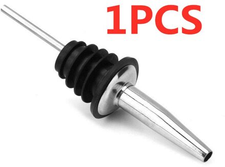 1Pc Duurzaam Food-Grade Roestvrij Staal Wijn Liquor Flow Fles Tpe Stopper Draagbare Bar Supplies Fles Tuit Pourer lekvrije