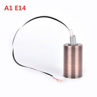 1Pc E14/E27 Base Schroef Led Licht Lamp Houder Adapter Socket Converter Muur Plug-In Schroef base Chrome Keramische Schroef Base A1 E14