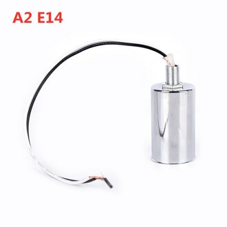 1Pc E14/E27 Base Schroef Led Licht Lamp Houder Adapter Socket Converter Muur Plug-In Schroef base Chrome Keramische Schroef Base A2 E14