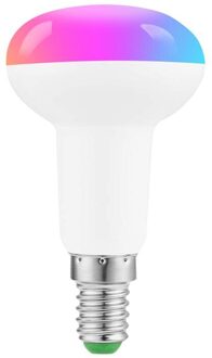 1Pc E14 Wifi Smart Led Gloeilamp 7W Rgb + Cw Kleur Veranderende Intelligente Lamp Werken Met alexa/Googlehome