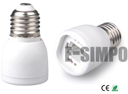 1pc E27/E26 to G23 G24 Lamp base light socket lamp holder converter adapter 2/4P G24 G23 fit GX23 can not fit,NO Ballast Inside