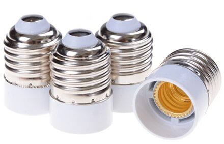 1Pc E27 Om E14 Lamphouder Converter Licht Lamp Base Holder Adapter Socket Converter