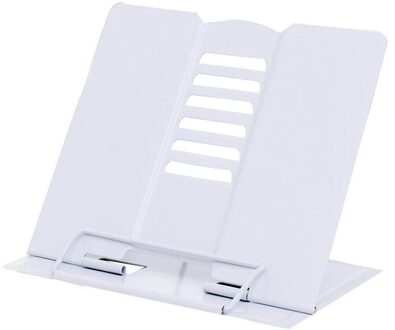 1Pc Eenvoudige Lezen Rack Huishoudelijke Lezen Stand Multifunctionele Boekenplank wit