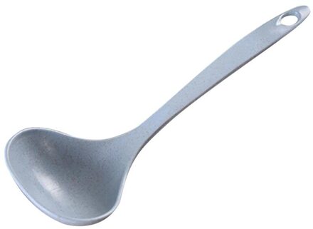 1Pc Effen Kleur Keuken Lepel Creatieve Tarwe Stro Lange Handvat Lepel Koken Pollepel Voor Soep Pap Koken Servies 2