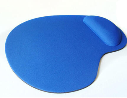 1Pc Effen Kleur Muismat Eva Armband Comfortabele Muizen Mat Voor Game Computer Pc Laptop Valentijnsdag blauw