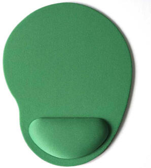 1Pc Effen Kleur Muismat Eva Armband Comfortabele Muizen Mat Voor Game Computer Pc Laptop Valentijnsdag groen