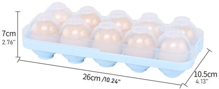 1Pc Ei Containers Opbergdoos Ei Lade Keuken Koelkast 10 Grids Eieren Plastic Dispenser Luchtdicht Verse Behoud