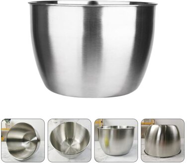 1Pc Ei Roeren Wastafel Fruit Groenten Wastafel Thuis Bakken Tool (Zilver)