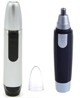 1Pc Elektrische Oor Nek Neus Haar Trimmer Wenkbrauw Trimmer Implementeren Scheerapparaat Clipper Man Vrouw Schoon Trimeer Razor Remover zwart en wit