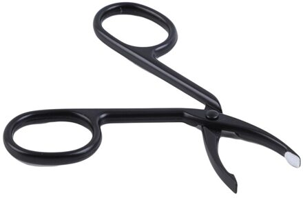 1Pc Elleboog Schaar Pincet Tang Wenkbrauw Pincet Haar Beauty Schuine Puller Extension Eye Makeup Tools Accessoires zwart