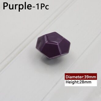 1Pc Enkele Gat Kledingkast Lade Trekt Deurklink Keramiek Kabinet Knop Met Schroef Meubilair Hardware