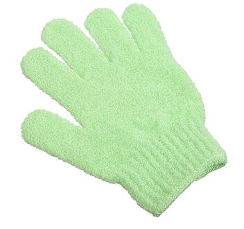 1Pc Exfoliërende Handschoenen Douche Body Borstel Vingers Badhanddoek Peeling Mitt Body Scrub Handschoenen Bad Spons Spa Douche GN