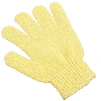 1Pc Exfoliërende Handschoenen Douche Body Borstel Vingers Badhanddoek Peeling Mitt Body Scrub Handschoenen Bad Spons Spa Douche YE