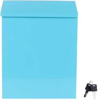 1Pc Exquisite Prachtige Brief Opbergdoos Mail Opbergdoos Brief Suggestie Case blauw