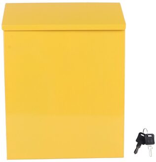 1Pc Exquisite Prachtige Brief Opbergdoos Mail Opbergdoos Brief Suggestie Case geel