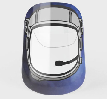 1PC Face Shields For Adults Men And Women Fashion Cartoon Printed Face Mask Reusable Easy To Clean Transparent Mask mascarillas