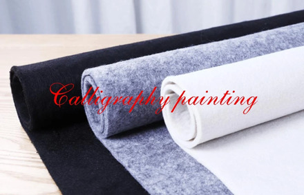 1pc Felt Mat Pad Blanket Chinese Water Ink Brush Painting Calligraphy Sumi-e Tool Thick 5mm