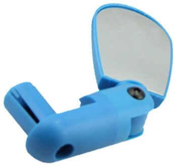 1Pc Fiets Achteruitkijkspiegels Stuur Spiegels Fietsen Achteruitrijcamera Mtb Bike Siliconen Handvat Achteruitkijkspiegel 70X50Mm bike Spiegels