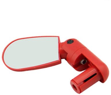 1Pc Fiets Achteruitkijkspiegels Stuur Spiegels Fietsen Achteruitrijcamera Mtb Bike Siliconen Handvat Achteruitkijkspiegel 70X50Mm bike Spiegels