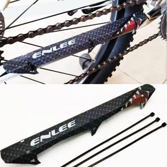 1Pc Fiets Chain Protector Fiets Guard Cover Pad Fiets Chain Care Stay Geplaatst Protector Frame Protector Guard WCOD35
