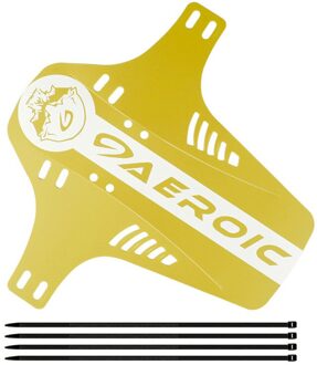 1Pc Fiets Fenders Mtb Racefiets Spatbord Voor/Achterwiel Fenders Carbon Fiets Spatlappen Fietsen Fenders accessoires XQ330-geel