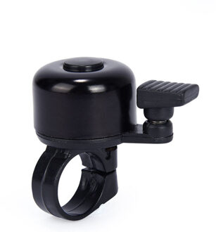 1Pc Fietsbel Fietsen Fiets Stuur Bell Horn Sound Alarm Outdoor Beschermende Bell Ringen Aluminiumlegering Fiets Accessoires zwart