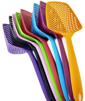 1Pc Filter Koken Schop Groente Zeef Scoop Nylon Lepel Keuken Accessoires Nylon Zeef Scoop Vergiet Lekkende Schop