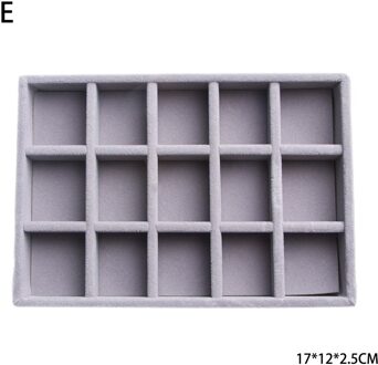 1Pc Flanel Sieraden Ring Display Organizer Case Lade Houder Ketting Oorbellen Bangle Opbergdoos Showcase Sieraden Standhouder