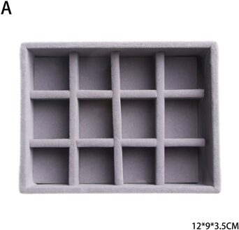 1Pc Flanel Sieraden Ring Display Organizer Case Lade Houder Ketting Oorbellen Bangle Opbergdoos Showcase Sieraden Standhouder