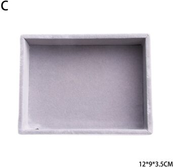 1Pc Flanel Sieraden Ring Display Organizer Case Lade Houder Ketting Oorbellen Bangle Opbergdoos Showcase Sieraden Standhouder